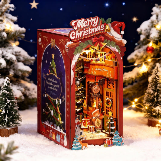 Christmass Street Book Nook DIY