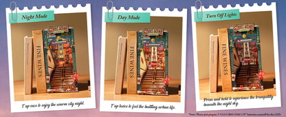 Urban Street Scene Book Nook DIY