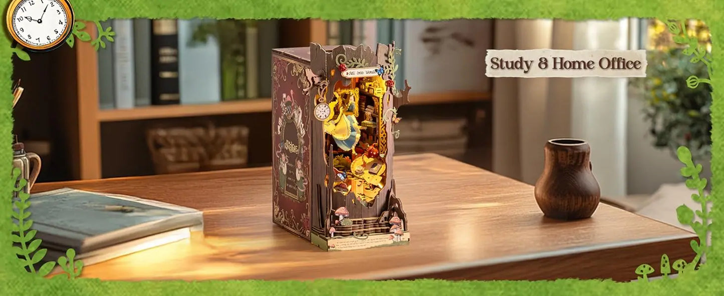 Alice In Wonderland Inspired Book Nook Kit