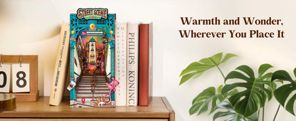 Urban Street Scene Book Nook DIY