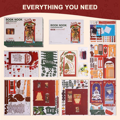 Christmass Street Book Nook DIY