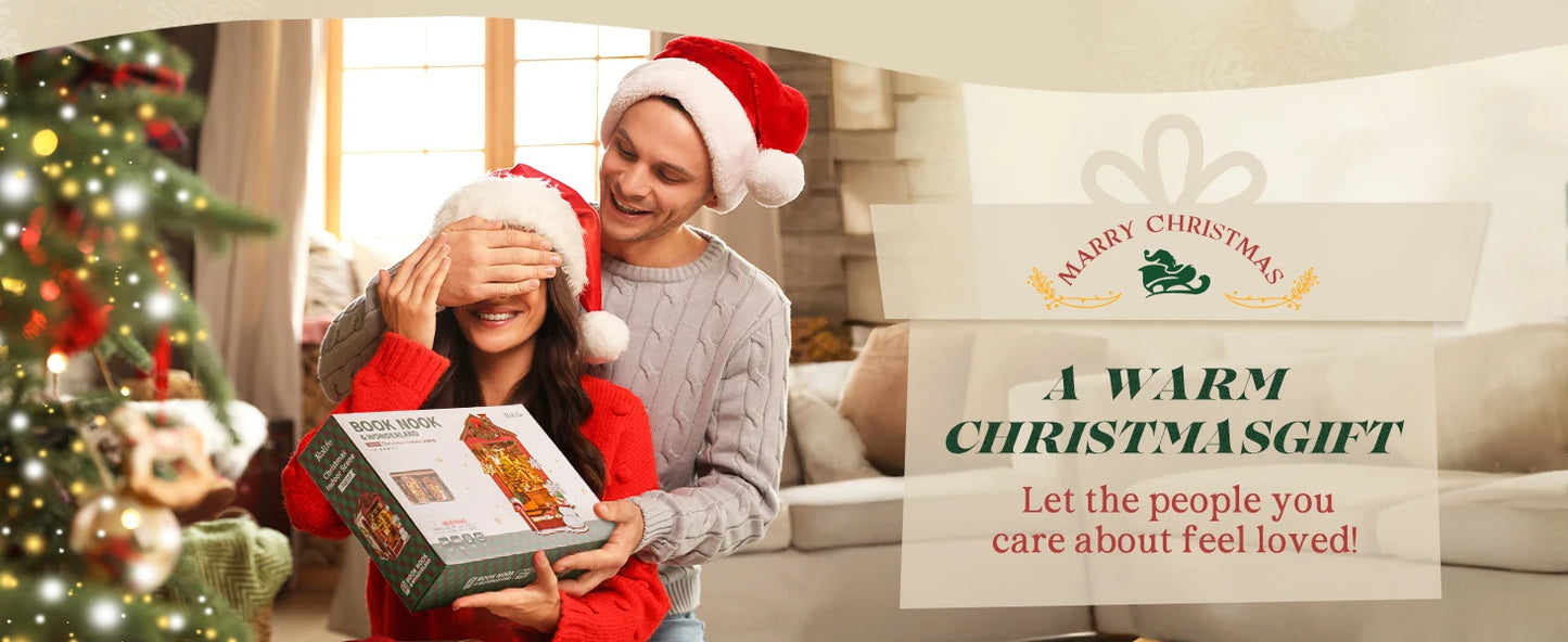 Christmass Street Book Nook DIY