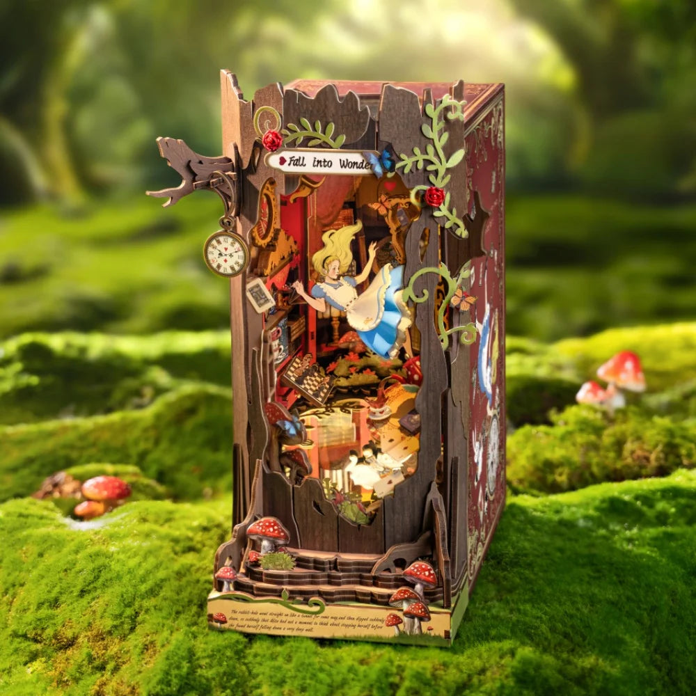 Alice In Wonderland Inspired Book Nook Kit