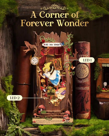 Alice In Wonderland Inspired Book Nook Kit