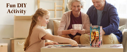 Urban Street Scene Book Nook DIY