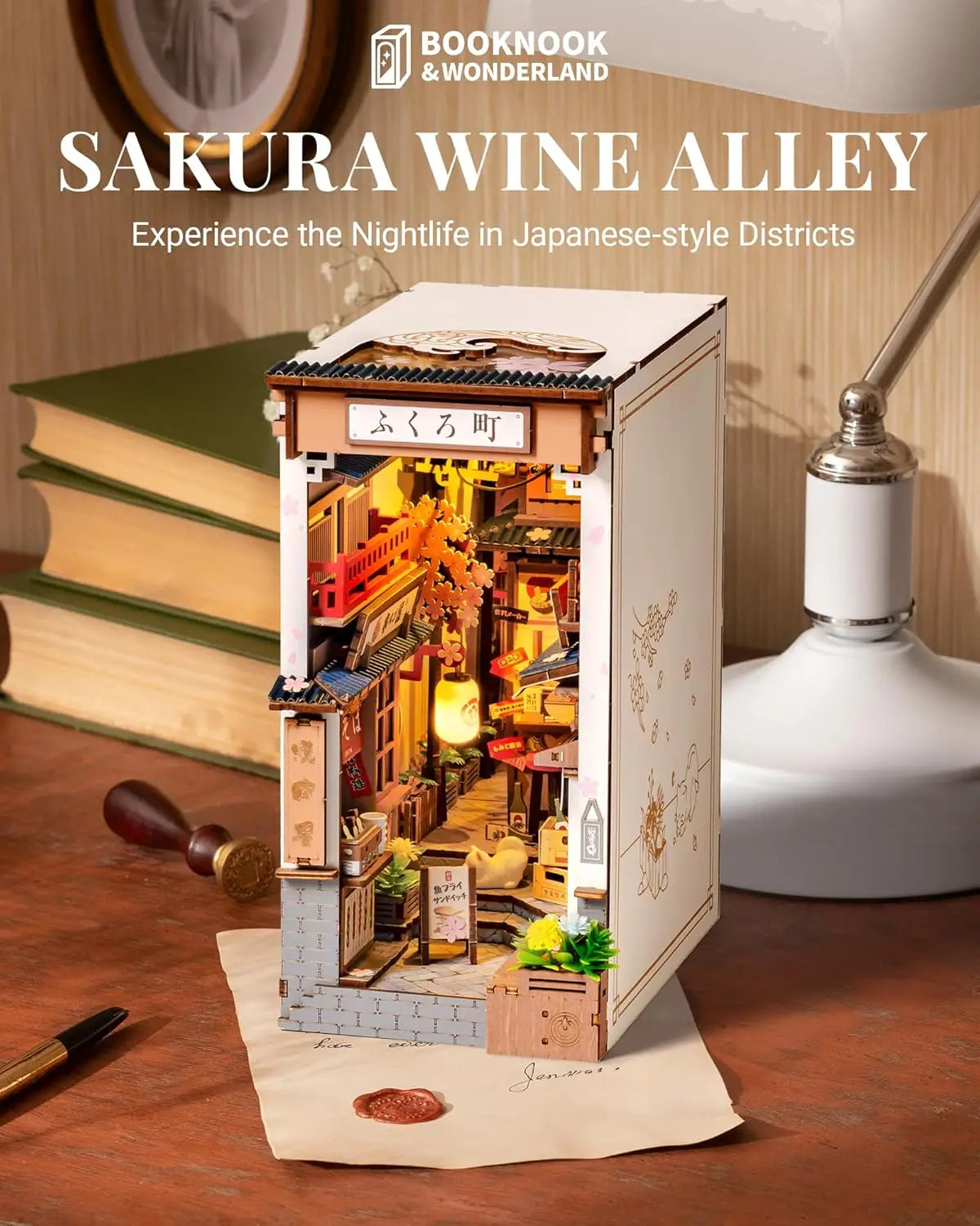 Sakura Wine Alley Booknook DIY