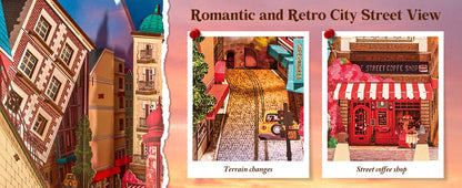 Urban Street Scene Book Nook DIY