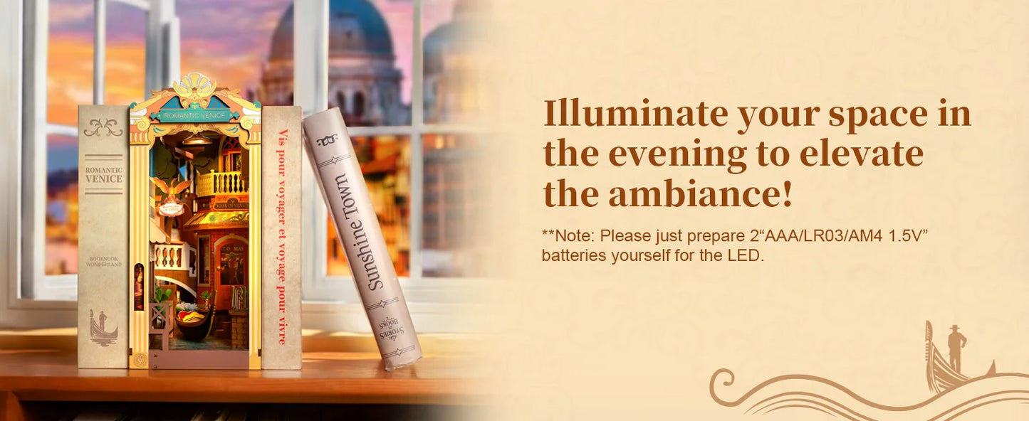 Romantic Venice Book Nook