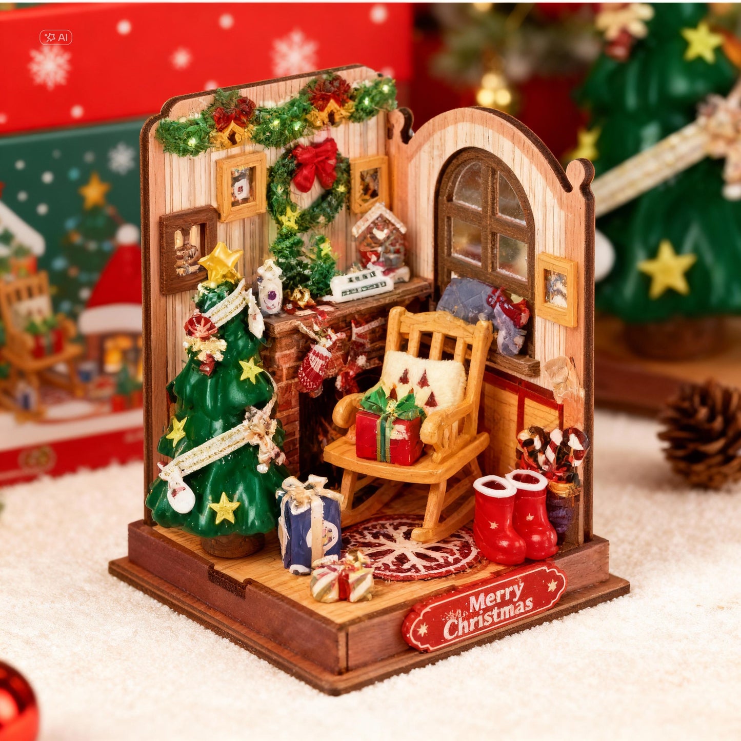 Christmas Mini Room DIY